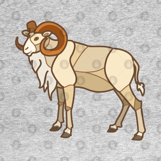 Geometric Ram by CloudWalkerDesigns